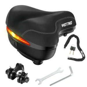 Wide Bicycle Saddle Replacement for Men or Women