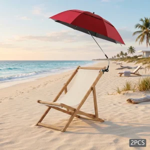 2-Pack Canopy Umbrellas with Clamp, 360°