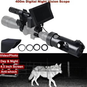 Digital Night Vision Scope with IR Camera & Recording